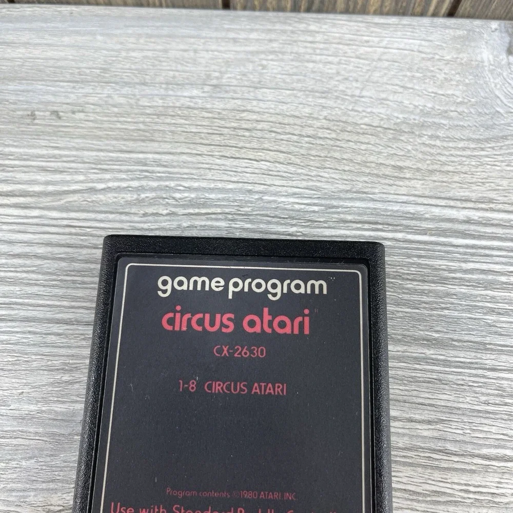 Atari 2600 Circus Atari 1980 Game Cartridge Only Tested
